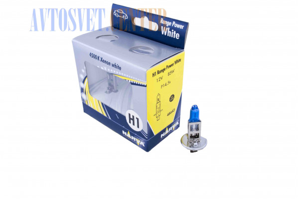 Лампа H1 12V 85W Range Power White 4500K (NARVA)