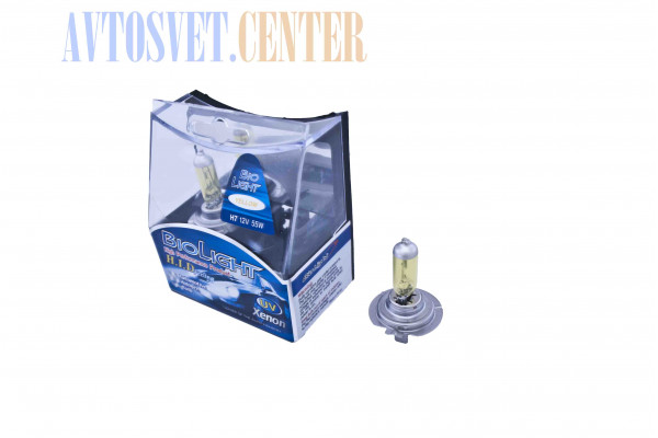 Лампа H7 12V 55W YELLOW (BioLight)
