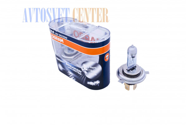 Лампа H4 12V 60/55W+100% NBS (OSRAM)